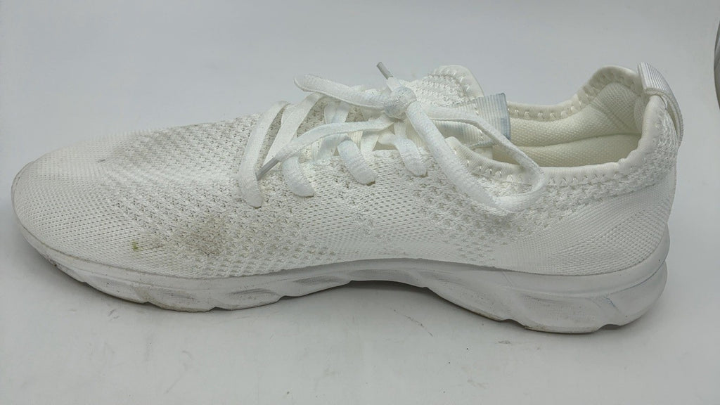 Mens White Tennis Shoes Size 11 Lightweight Sneakers for Walking & Running