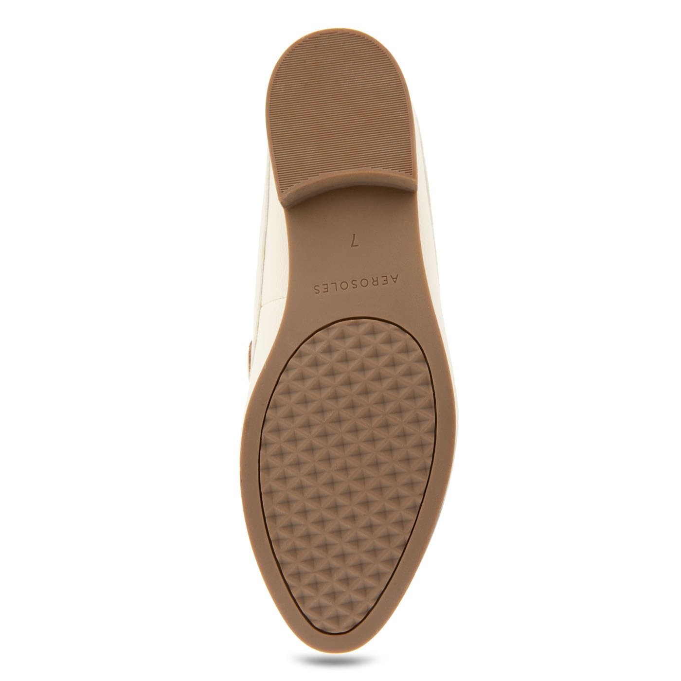 Aerosoles Women's ENRIGHT Loafer Flat, Eggnog PU Leather, 7 Wide