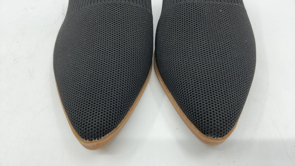Anne Klein Women's Mule Slipper Vassar, Black Knit, 5.5