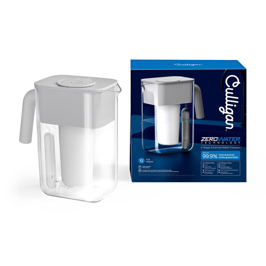 Culligan 12-Cup Water Pitcher - Removes Chlorine, Fluoride, Mercury
