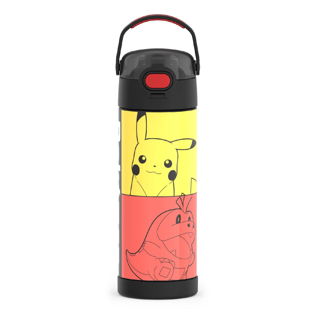 Kids 16 Oz Thermos FUNtainer Bottle, Stainless Steel, Pokemon
