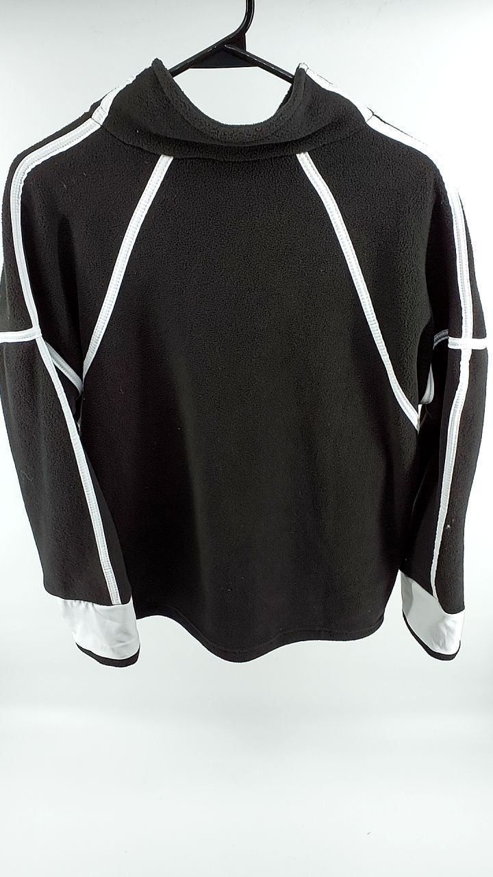 Half Zip Dropped Shoulder Sweatshirt