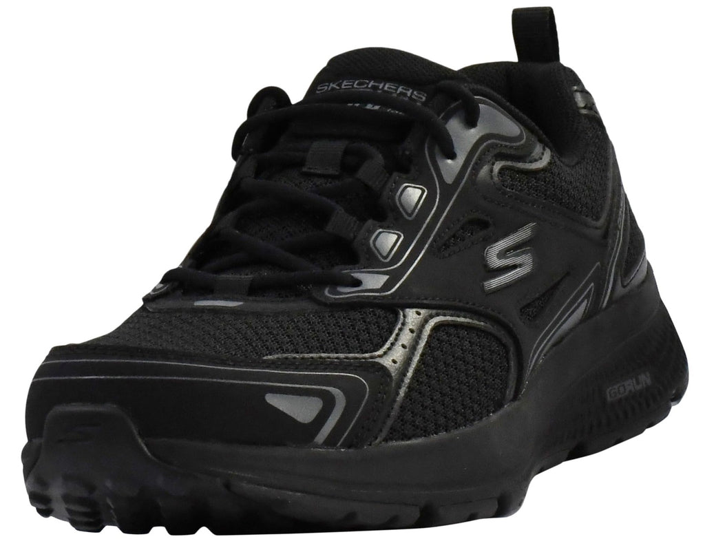 Skechers Men's Go Run Consistent Sneaker, Black/Charcoal, 11.5 X-Wide