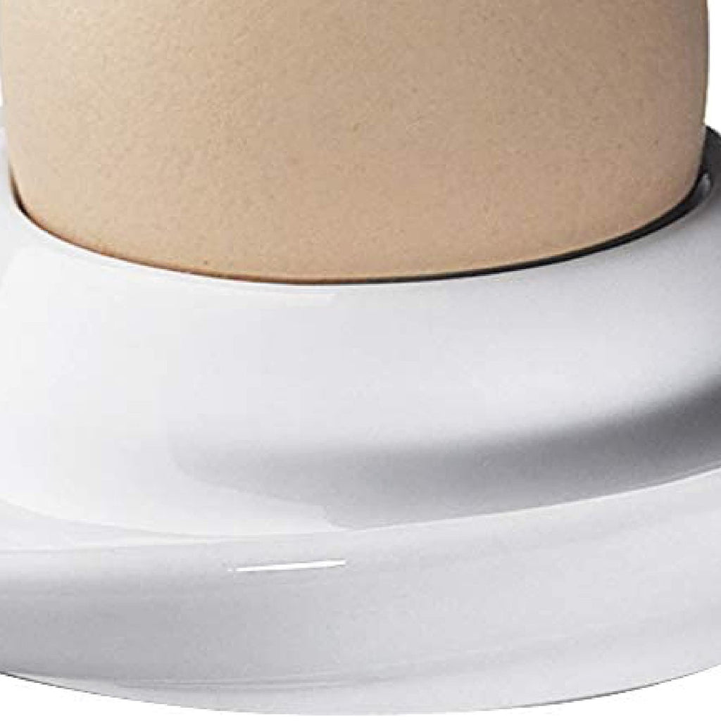 Küchenprofi 2-Pc Egg Cups, White Porcelain, 3.5x4 In, Oval Base