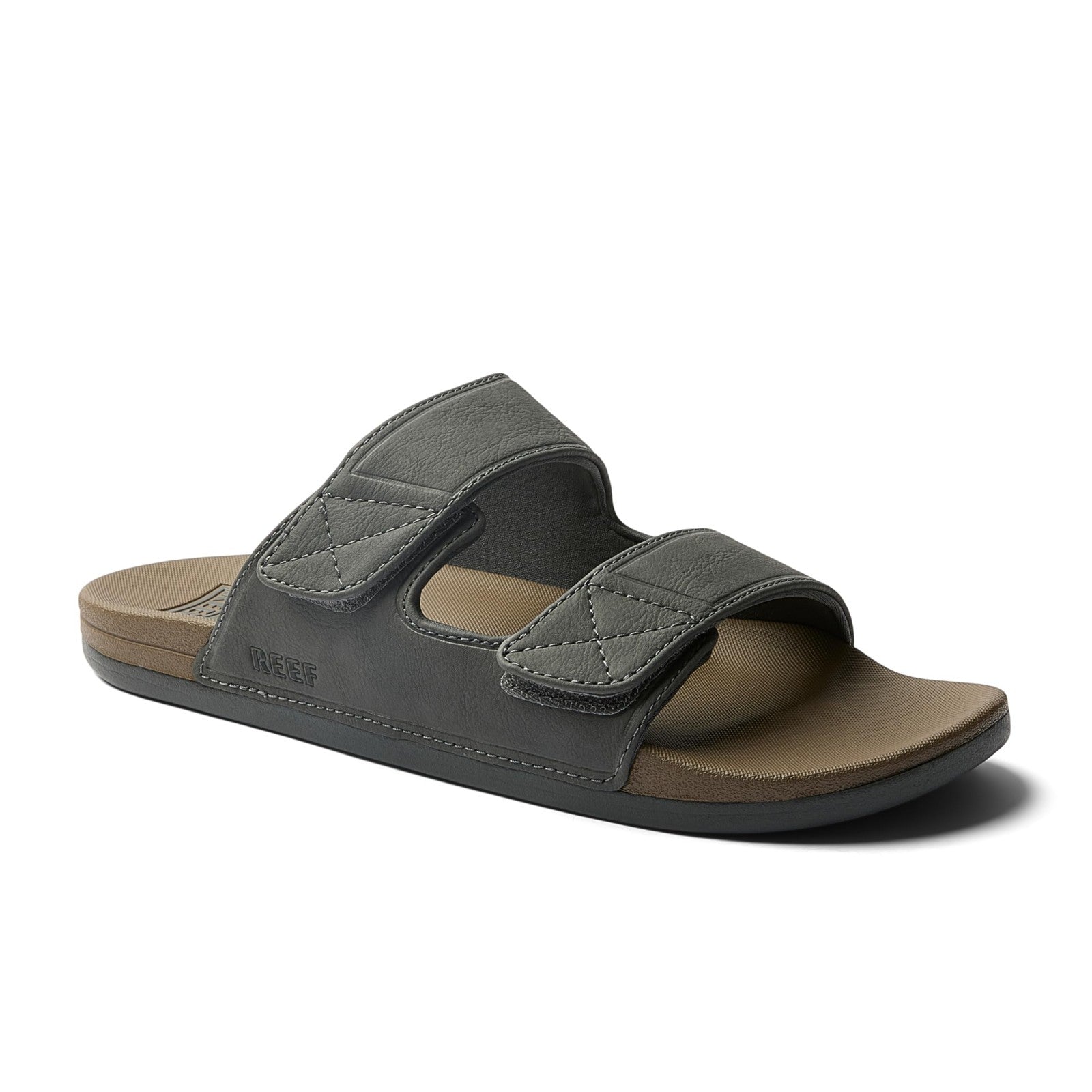 Men's REEF Cushion Tradewind SL Slides, Adjustable Vegan Straps, 9