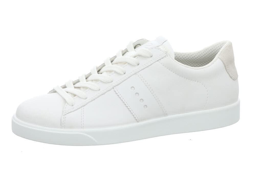 ECCO Women's Street Lite Retro Sneaker, White/Shadow White, 8-8.5