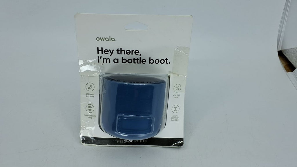 Owala 24oz Silicone Sleeve, Anti-Slip Boot for Water Bottles, Blue