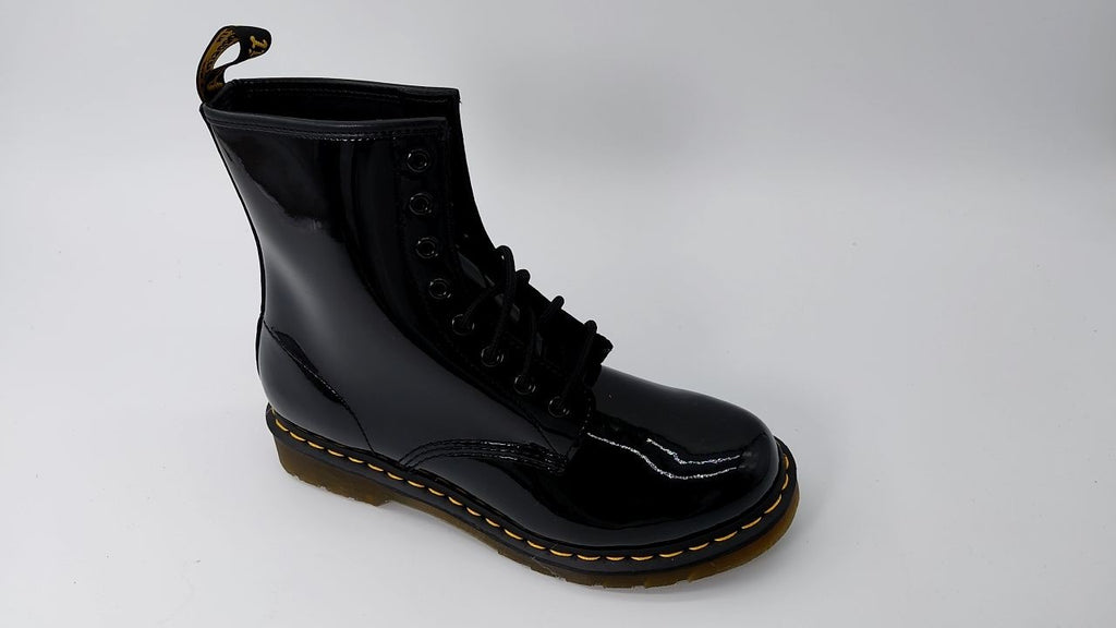 Dr. Martens Unisex 1490 Smooth Leather Boot, Black, 10 Women/9 Men