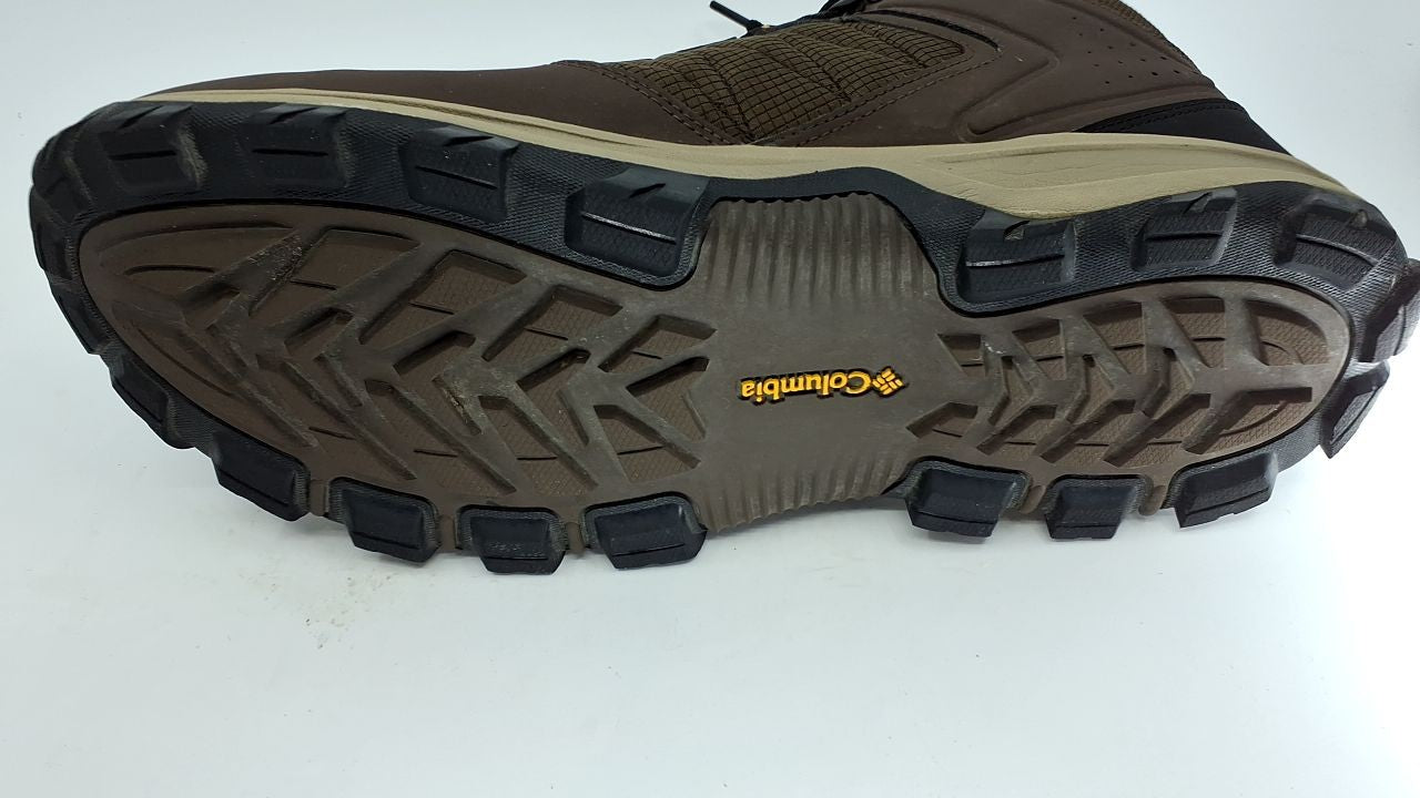 Columbia 14W Mens Transverse Hiking Boot Waterproof Cordovan/Golden Yellow