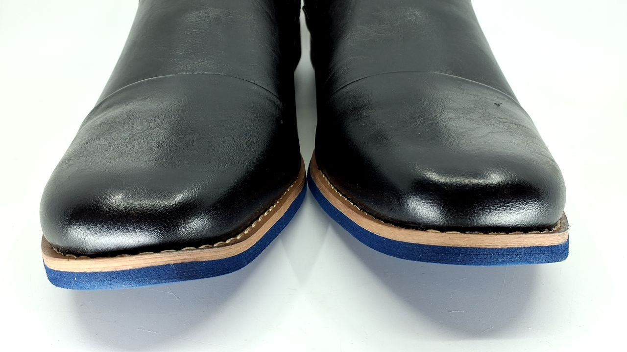 Deer Stags Men's Argos Dress Comfort Chelsea Boot, Black/Blue, 15 M US
