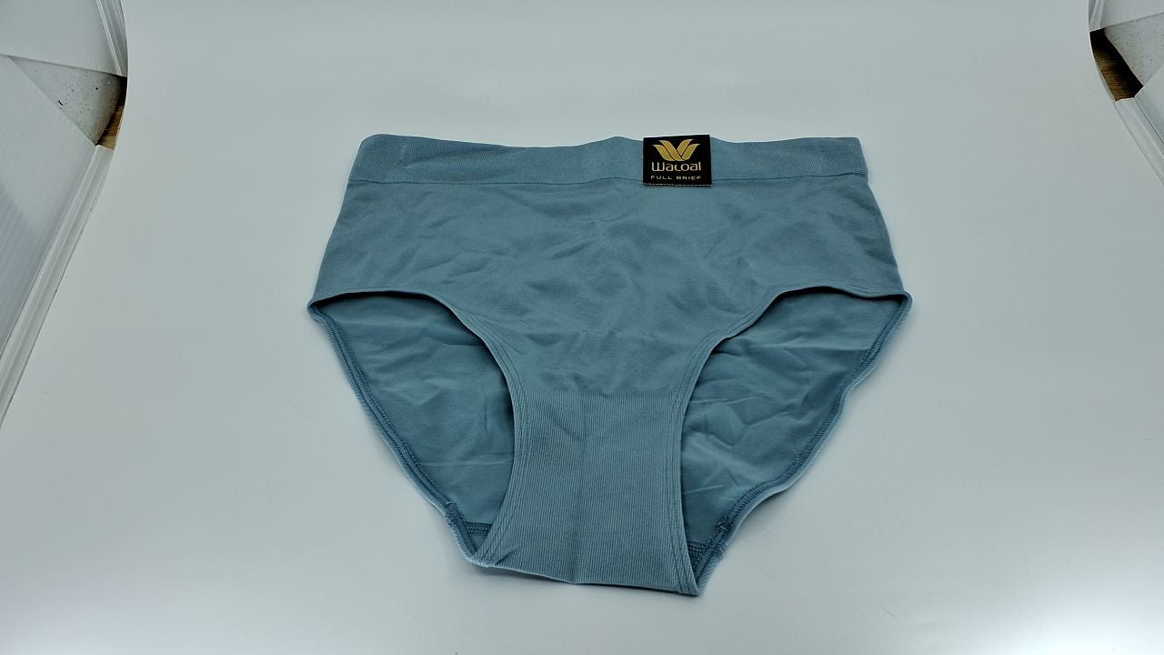 B-Smooth Seamless Brief Panty, Stone Blue, Medium, Wacoal 838175