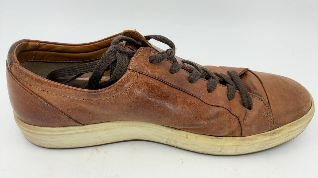ECCO Men's Soft 7 Sneaker, Cognac, 8-8.5