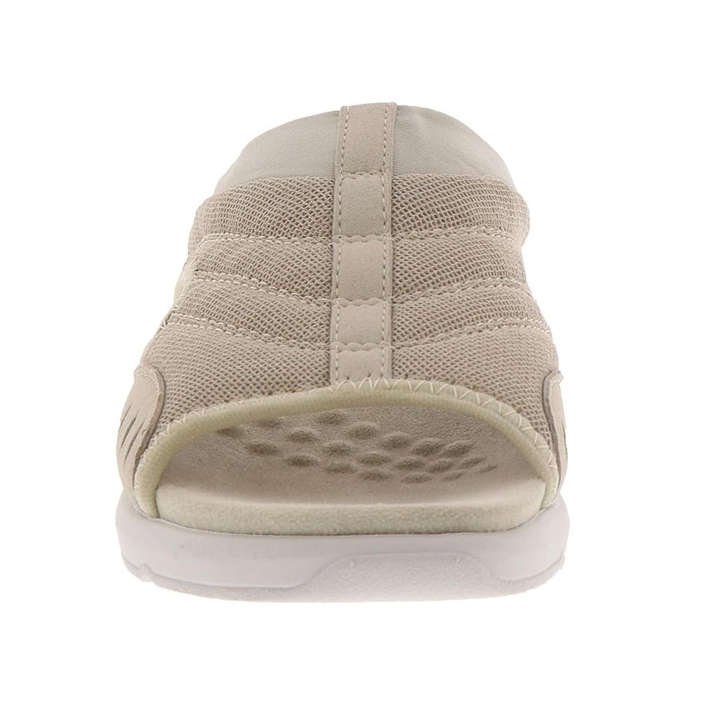 Easy Spirit Women's Traciee2 Flat Sandal, Silver Grey-Taupe, 9.5 X-Wide