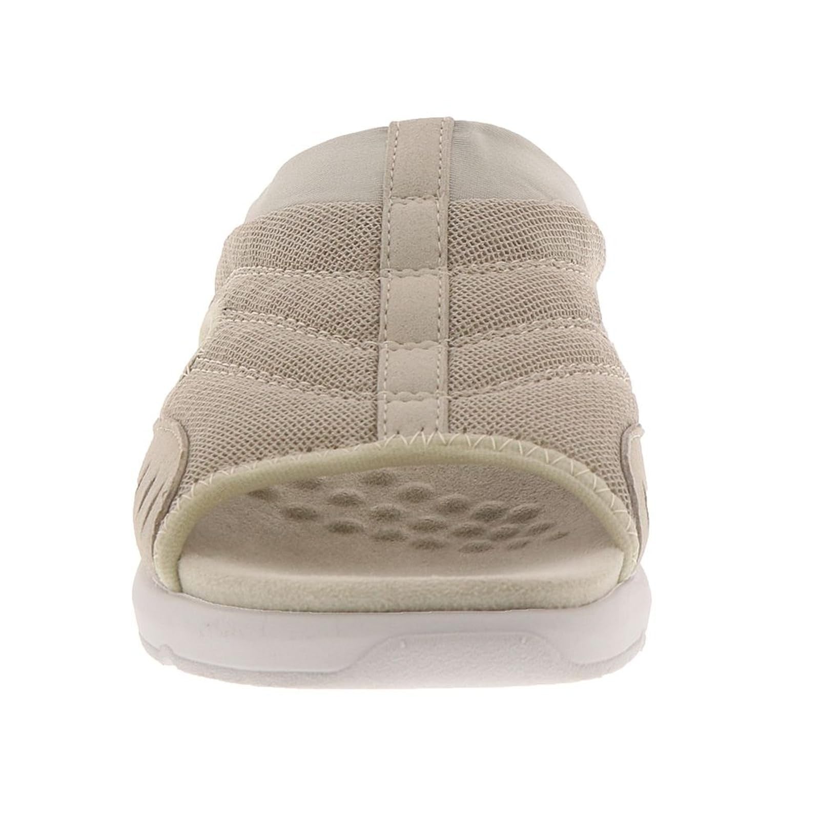 Easy Spirit Women's Traciee2 Flat Sandal, Silver Grey-Taupe, 9.5 X-Wide