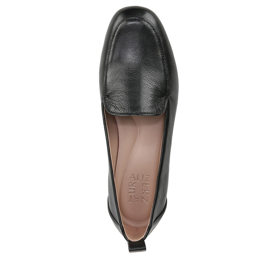 Naturalizer Womens Jordyn Loafer Black Leather 7.5 W
