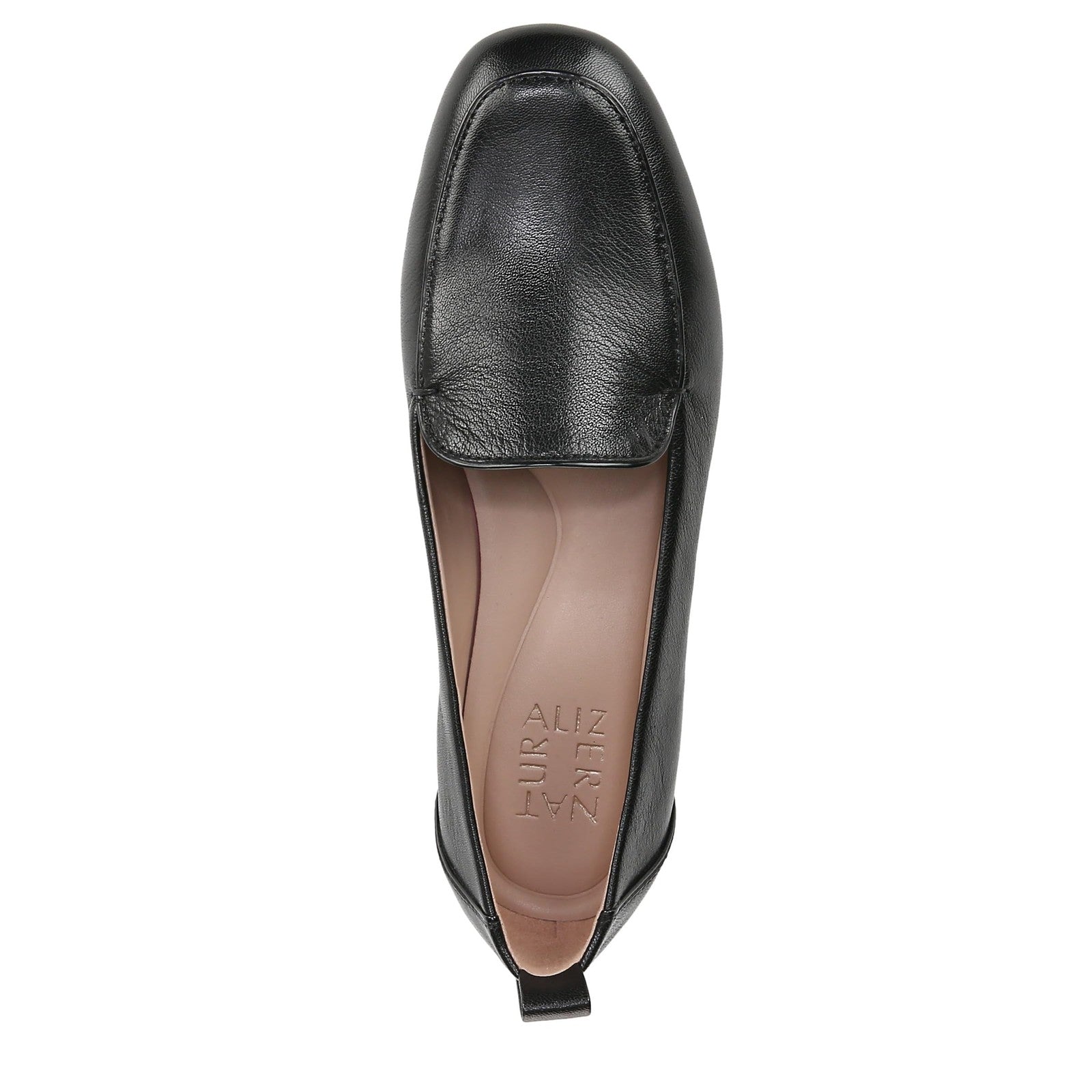 Naturalizer Womens Jordyn Loafer Black Leather 7.5 W