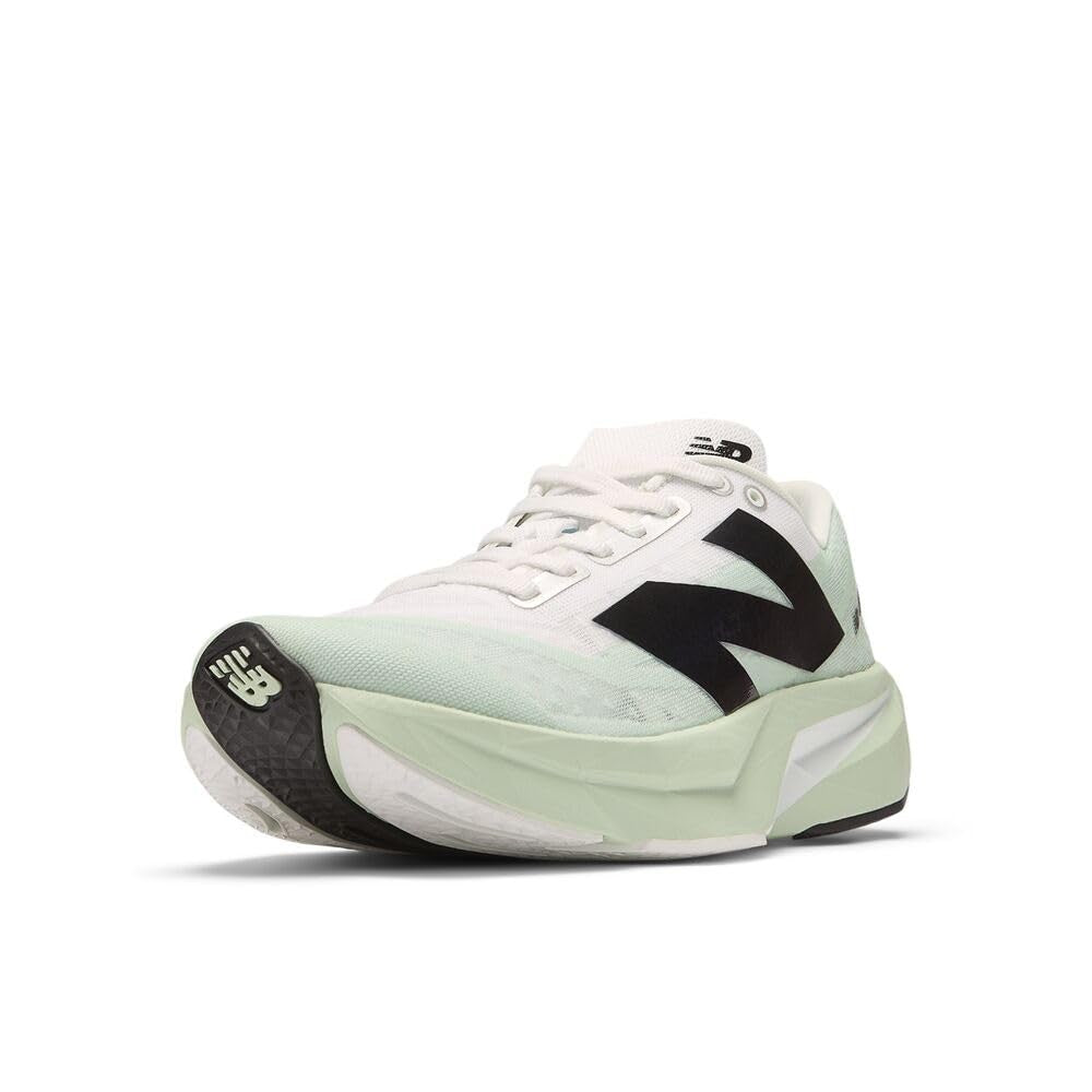 New Balance Women's FuelCell Rebel V4 Running Shoe, Clay Ash/White/Black, 9.5