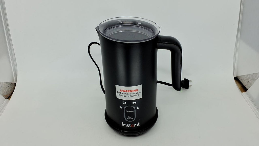 Black Instant Pot Milk Frother, 4 Functions, 10oz Automatic Foam Maker