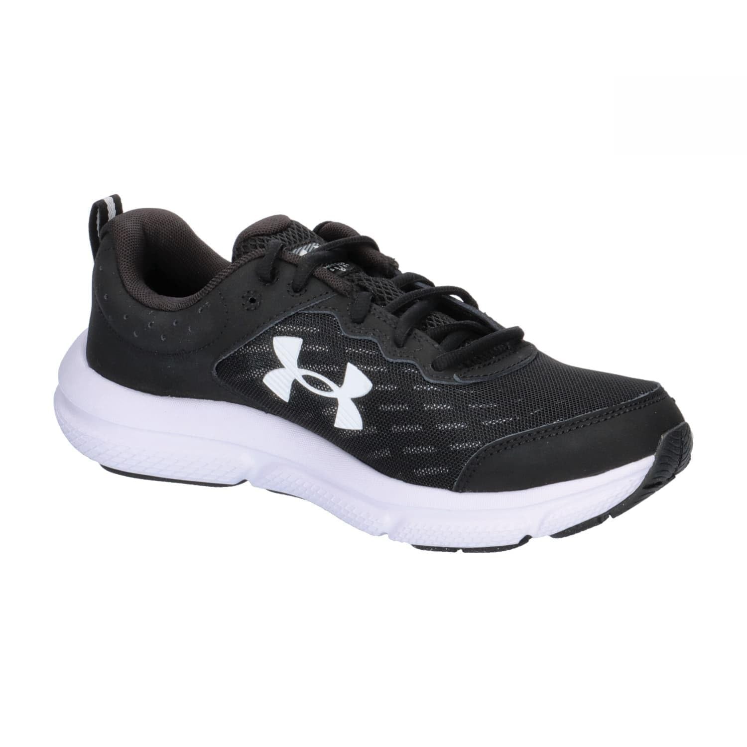 Under Armour Men's Charged Assert 10, (001) Black/Black/White, 9, US