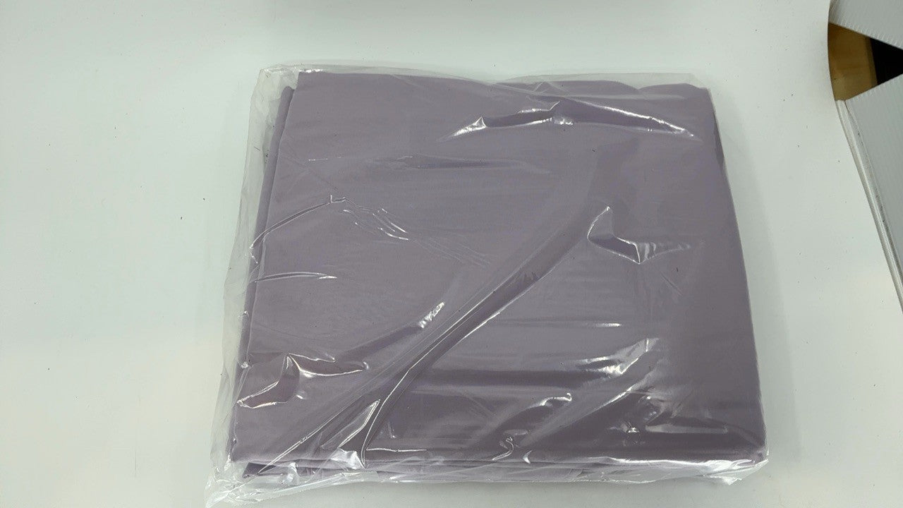 Soft Microfiber Twin Bedding Set, 3 Piece, Frosted Lavender, Solid Color