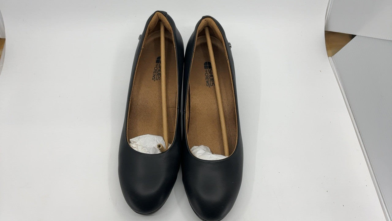 Black Women's High Heel Dress Shoes w/ Slip-Resistant & Water-Resistant 11