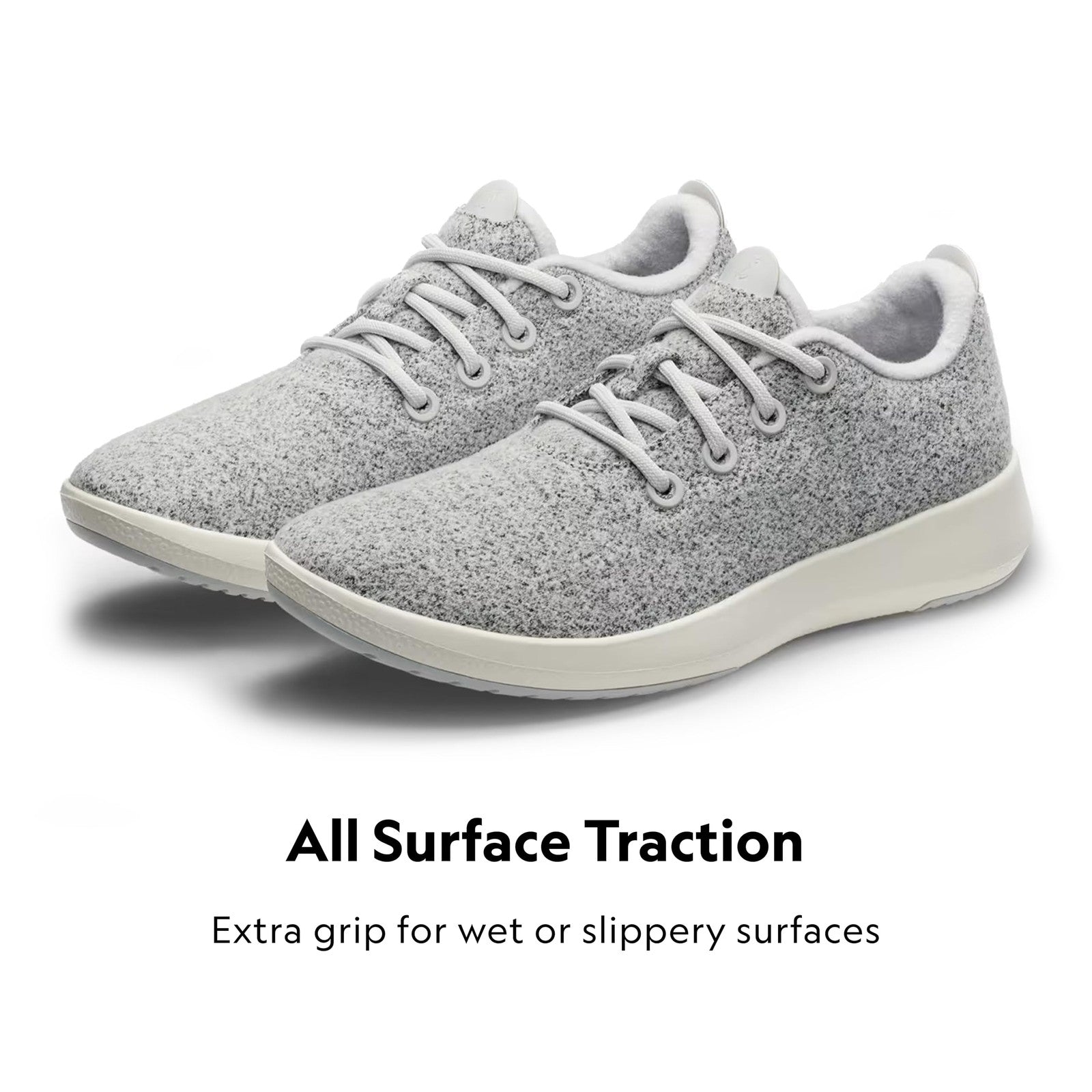 Men's Allbirds Wool Runner Mizzle, Water-Repellent, Light Grey, 9M