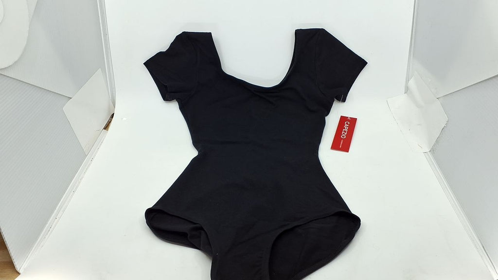 Capezio womens Classic Short Sleeve athletic leotards, Black, X-Small US