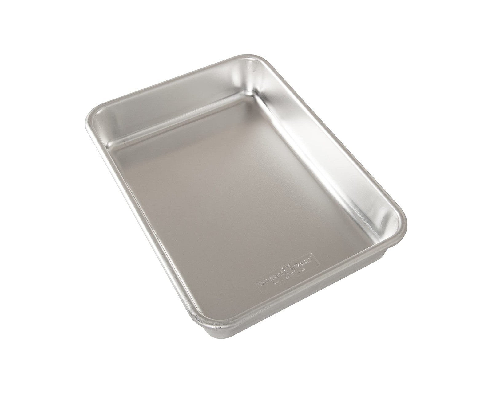 Commercial 9x13 Rectangular Cake Pan, Aluminum, 12.9x9.5x2.5 in