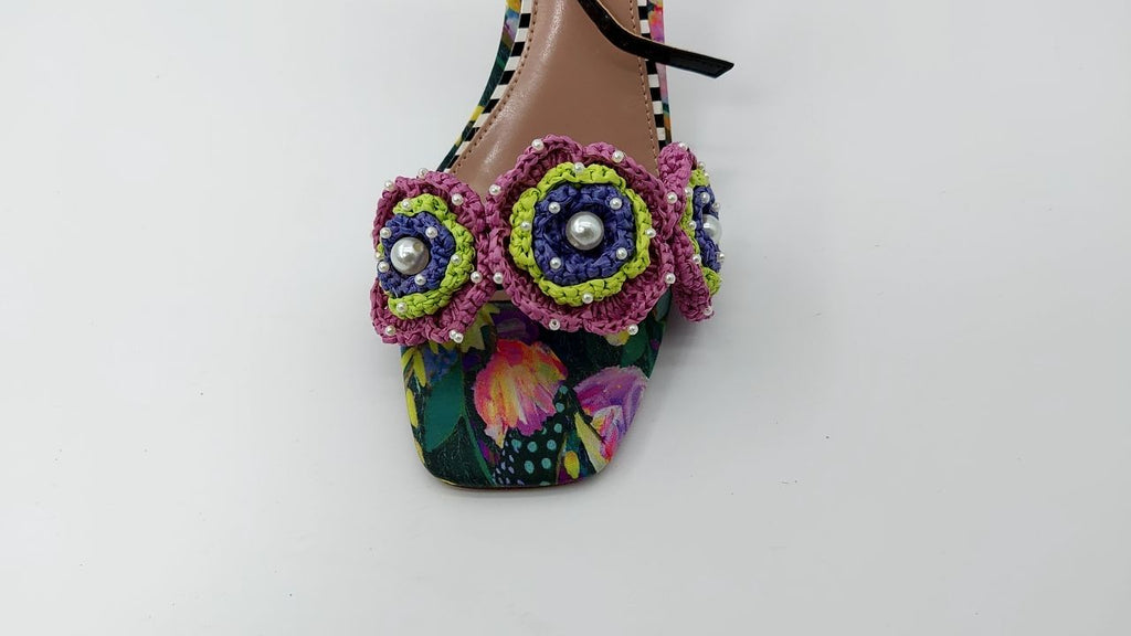 Betsey Johnson Women's AINSLEYY, Bright Multi, 8.5