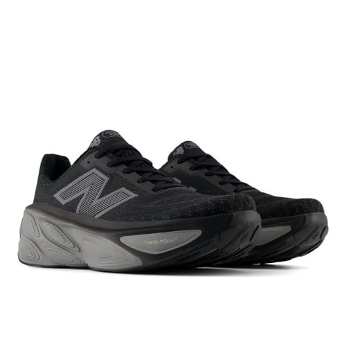 New Balance Fresh Foam X More V5 Men's Shoes Black/Linen : 9 4E - Extra Wide