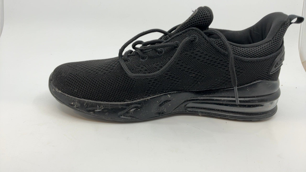 Womens 10W Black Slip On Work Shoes Non Slip Sneakers by LARNMERN