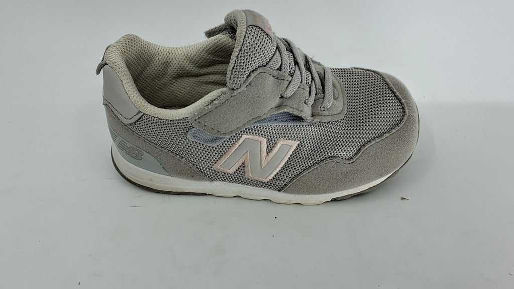 New Balance Kids 515 V1 Sneakers, Rain Cloud/Pink Haze, 8.5 Toddler X-Wide