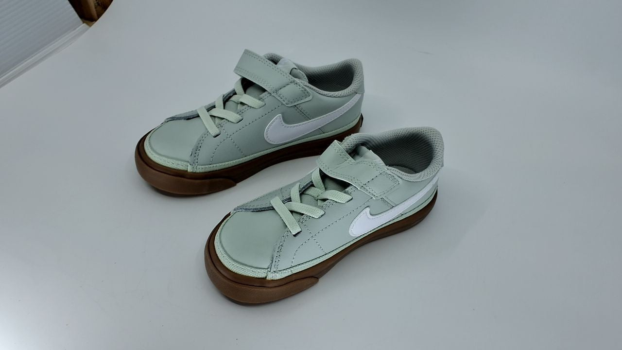 Nike Court Legacy Sneakers 9 US Unisex Light Silver/Gum Dark Brown