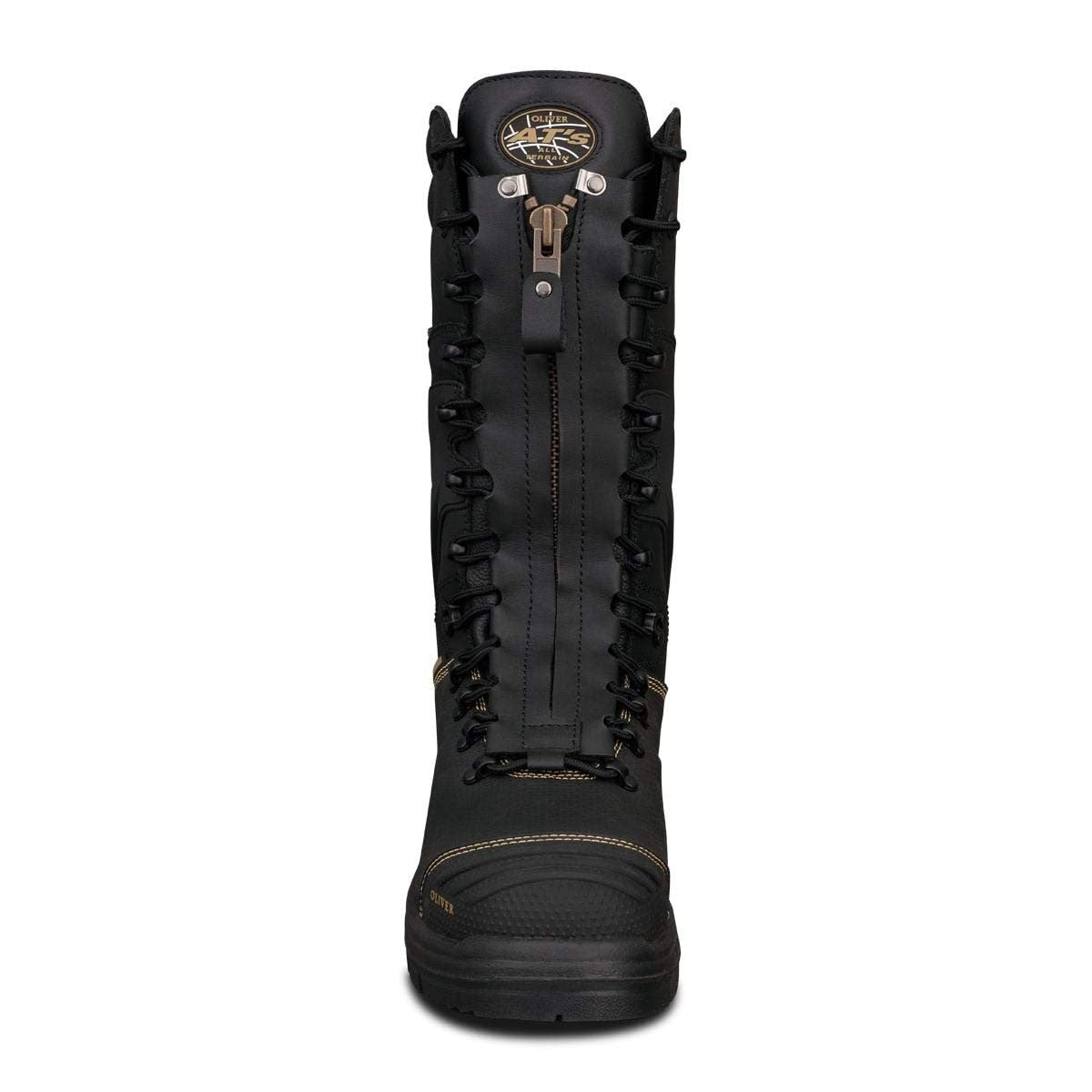 Oliver Men's 14" Met Guard SD Steel Toe Mining Boot, Black - 9.5 Medium
