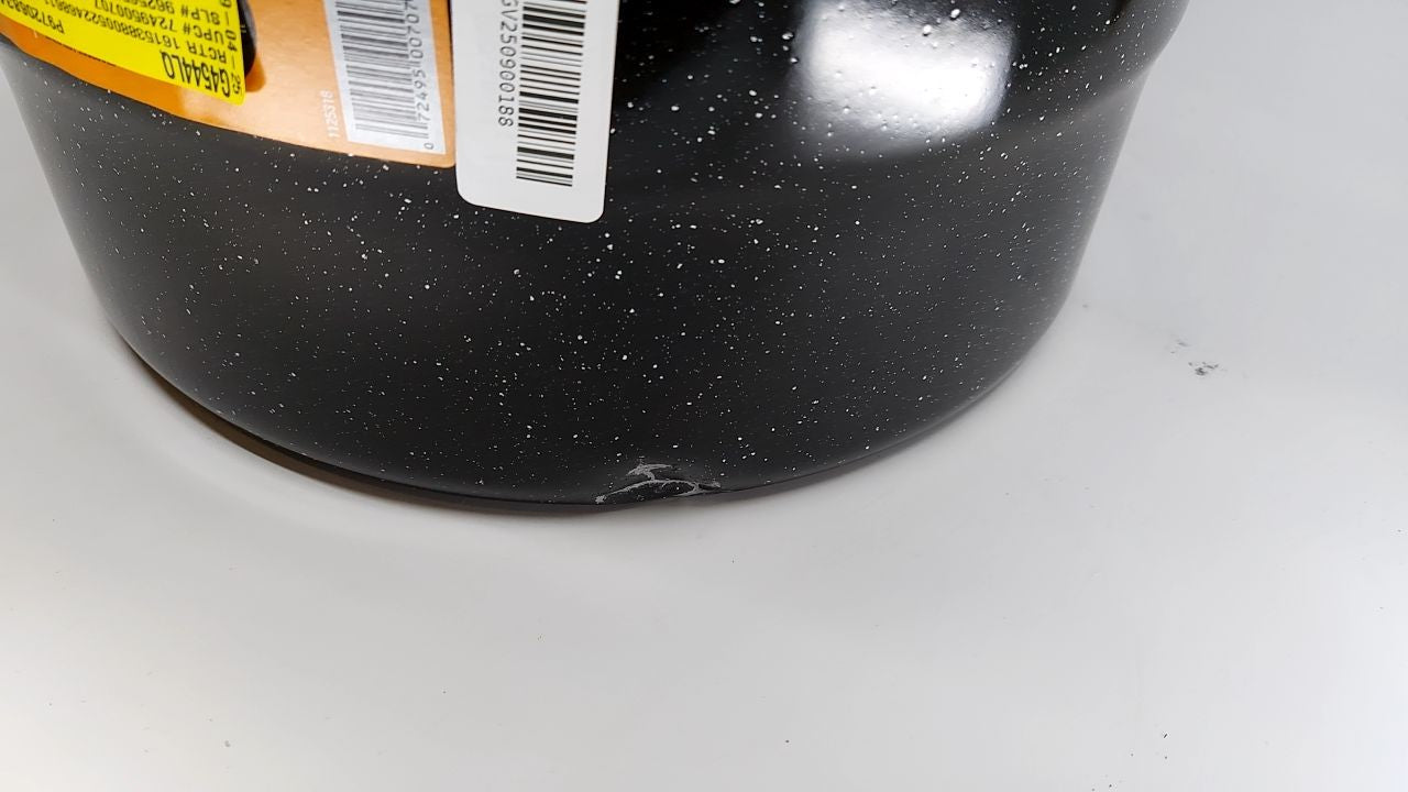 Granite Ware 21.5 Qt Canning Pot w/ Lid, Jar Rack, Black Enamel