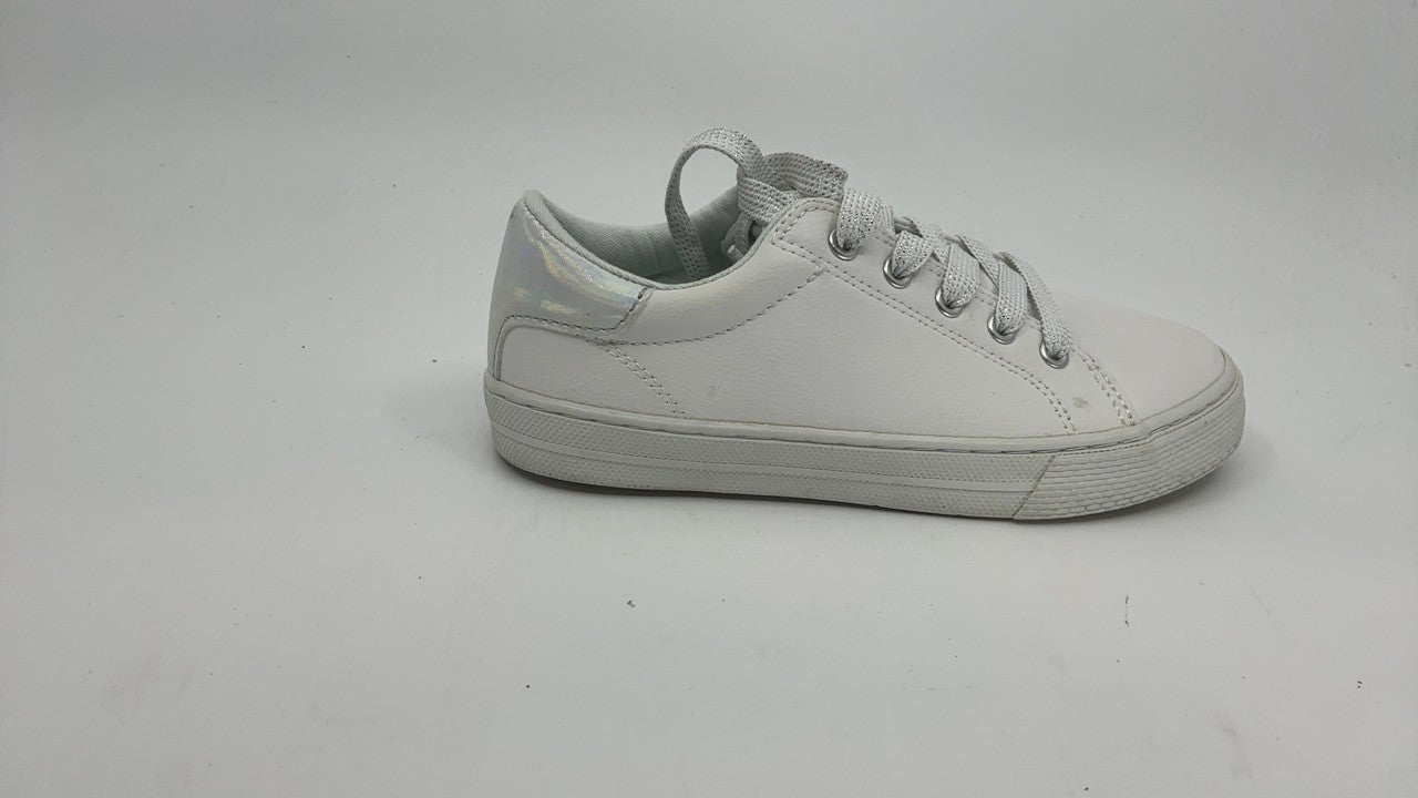 The Children's Place Girls Sneakers, White, Size 1 Big Kid, Low Top