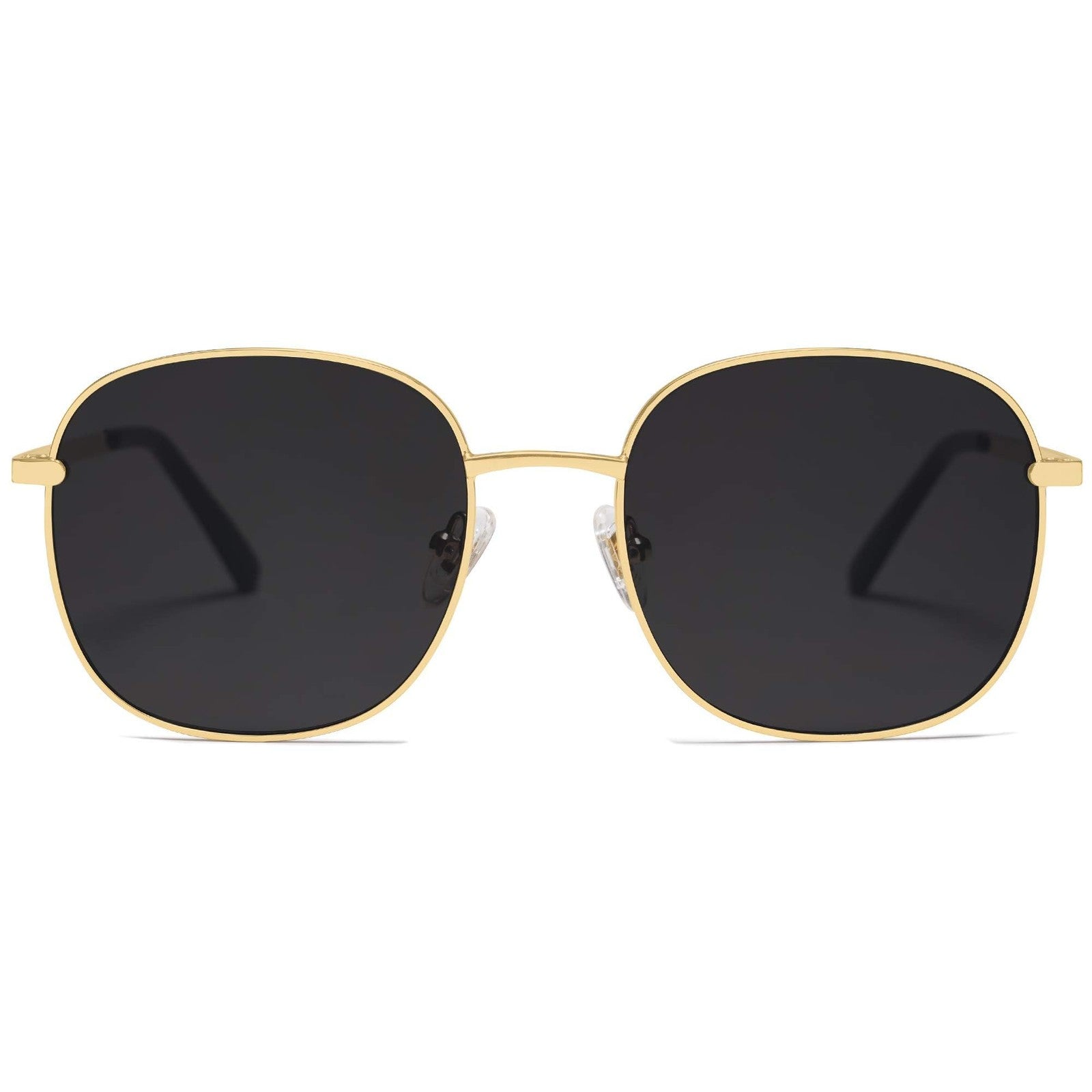 Classic Trendy Square Sunglasses SJ1137 Gold Shades for Women & Men