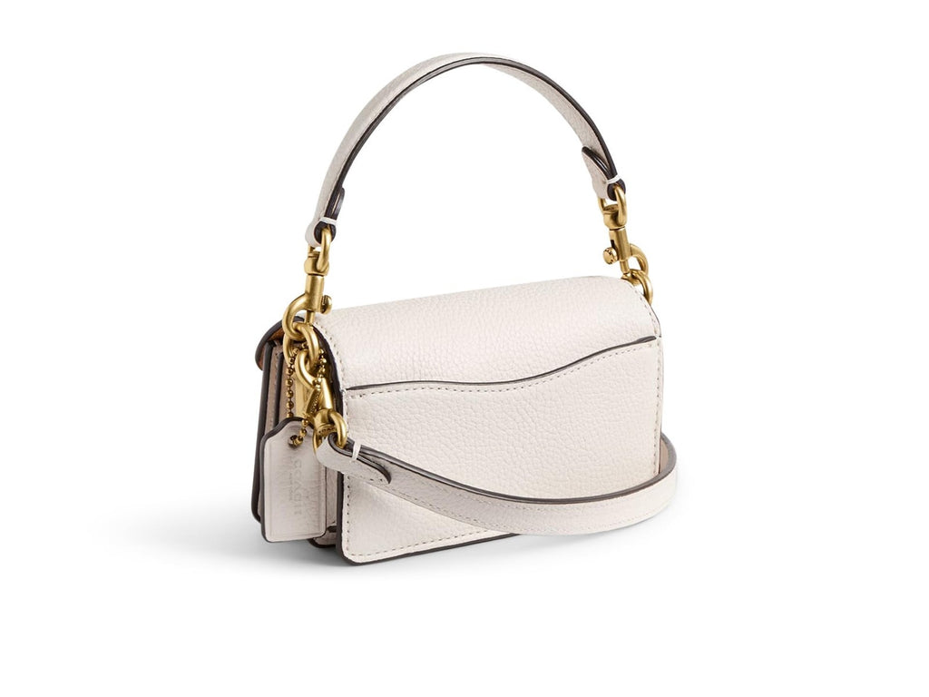 COACH Tabby 12 Cross Body Women's Handbags Chalk, Leather