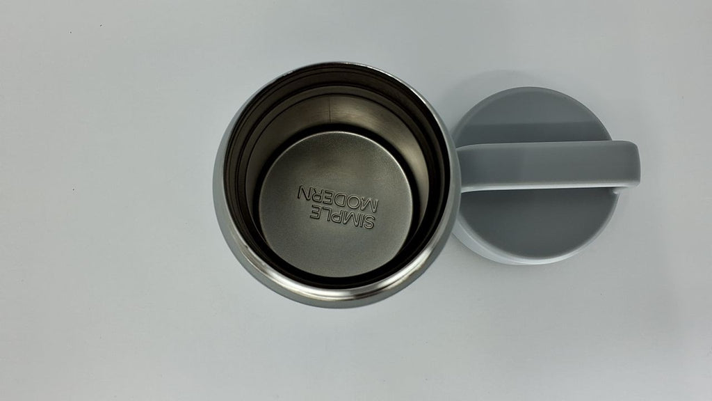 12oz Stainless Steel Food Jar - Vacuum Insulated, Leak Proof - Ice Gray