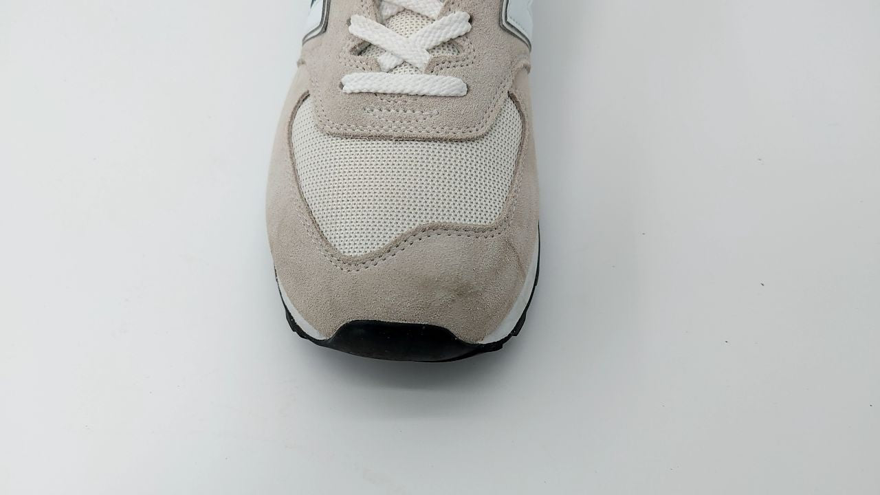 New Balance Men's 574 Core Sneaker, Nimbus Cloud/White, 12