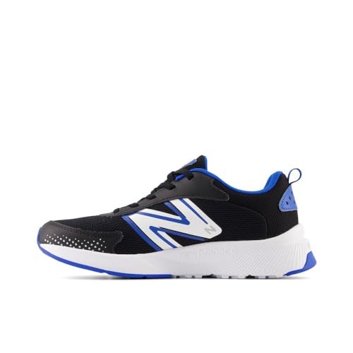 New Balance Kids' Dynasoft 545 V1 Lace-Up Running Shoe, 4.5 M, Black/Blue