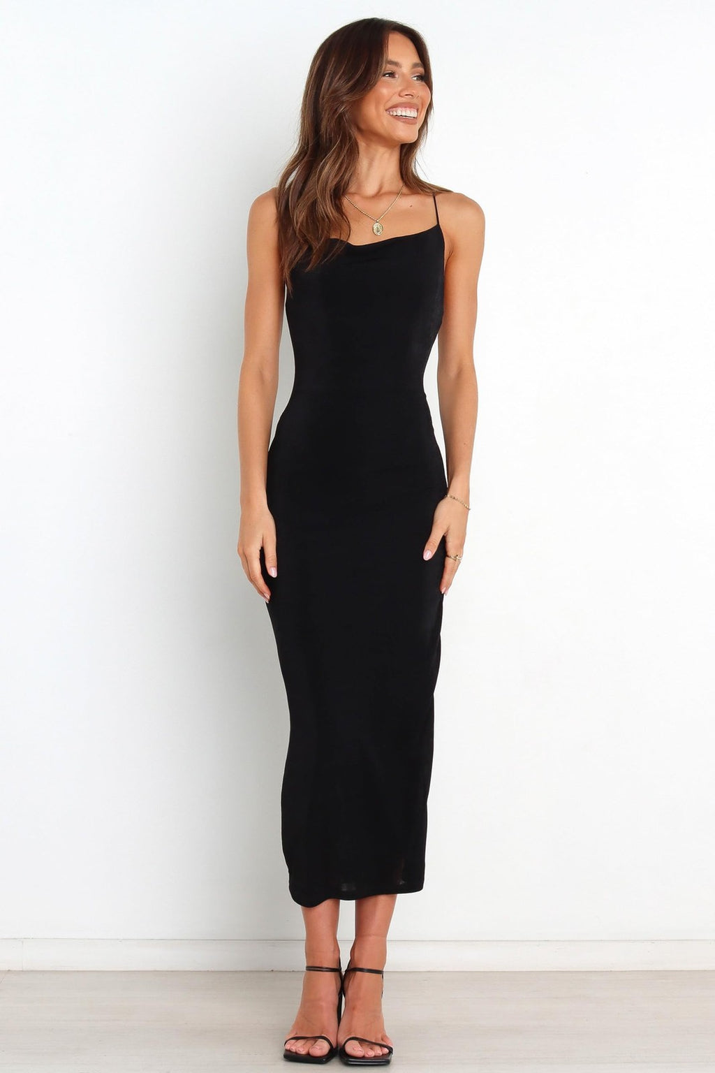 Petal & Pup Women's Dixie Dress, Black, 6 US