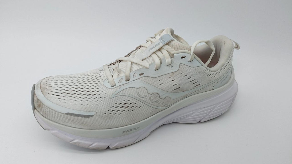 Saucony Men's Guide 18 Sneaker, Ivory, 10.5