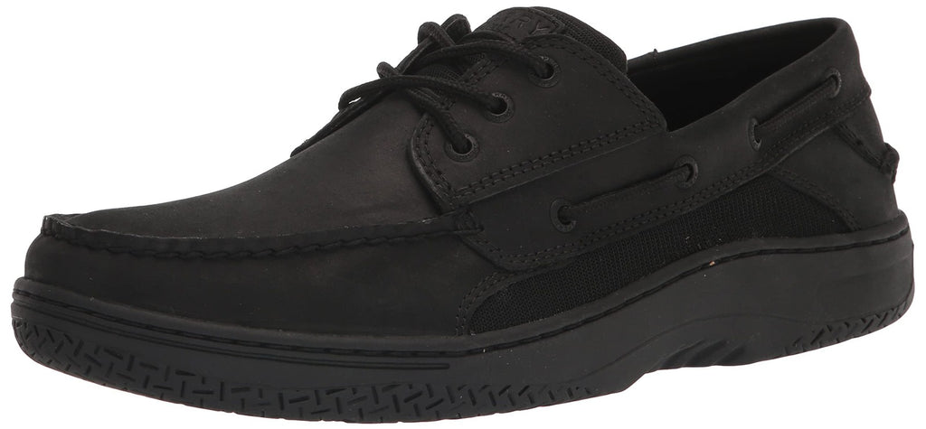 Sperry Men's Billfish 3-Eye Boat Shoe Black 9.5 Wide