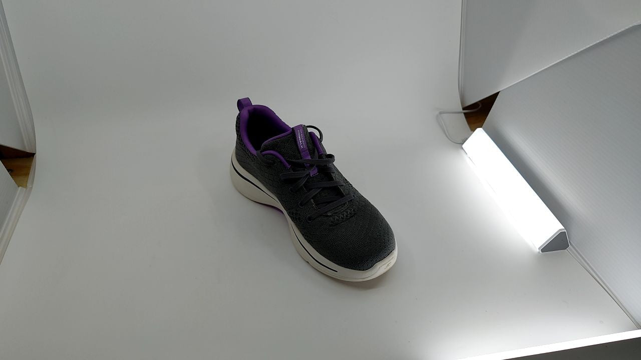Skechers Women's Go Walk Arch Fit Unify Sneaker, Gray/Lavender, 7