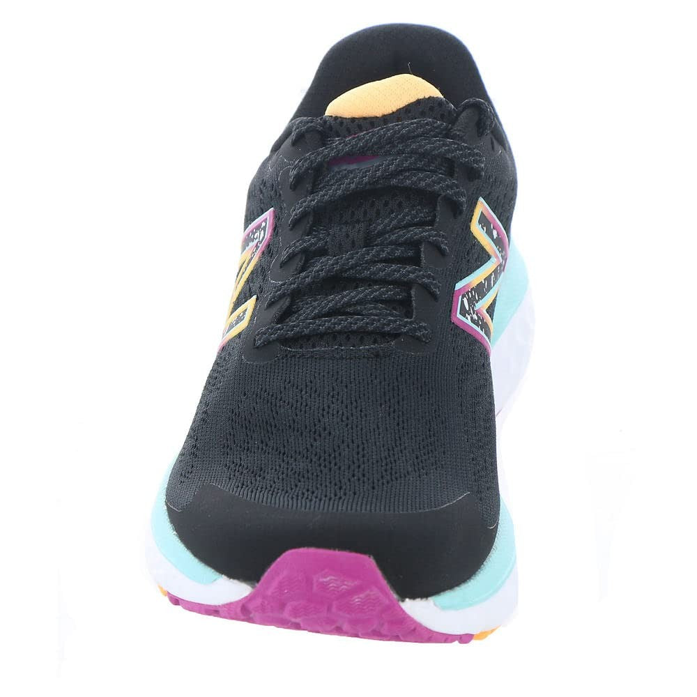 New Balance Women's Fresh Foam 680 V7 Running Shoe, Black/Surf/Lemonade, 6