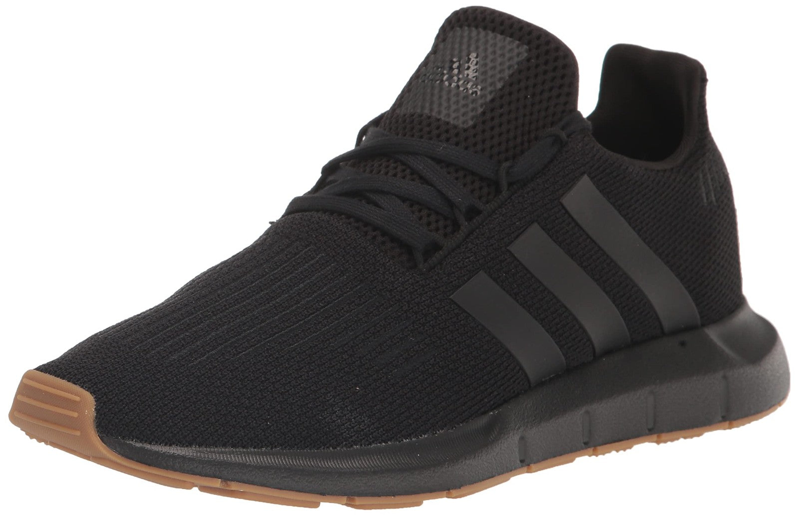 adidas mens Swift Run Core Black/Core Black/Core Black 9.5