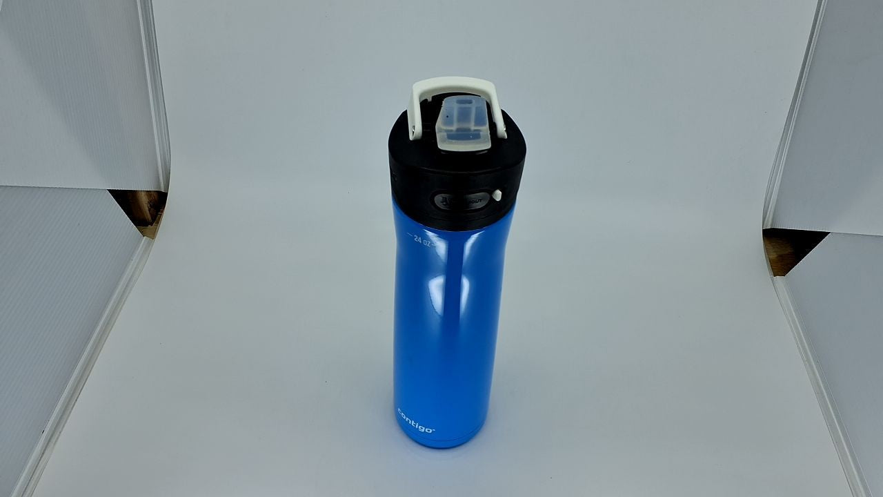 Contigo Ashland 2.0 Water Bottle 24oz, Interchangeable Lid, Blue Poppy