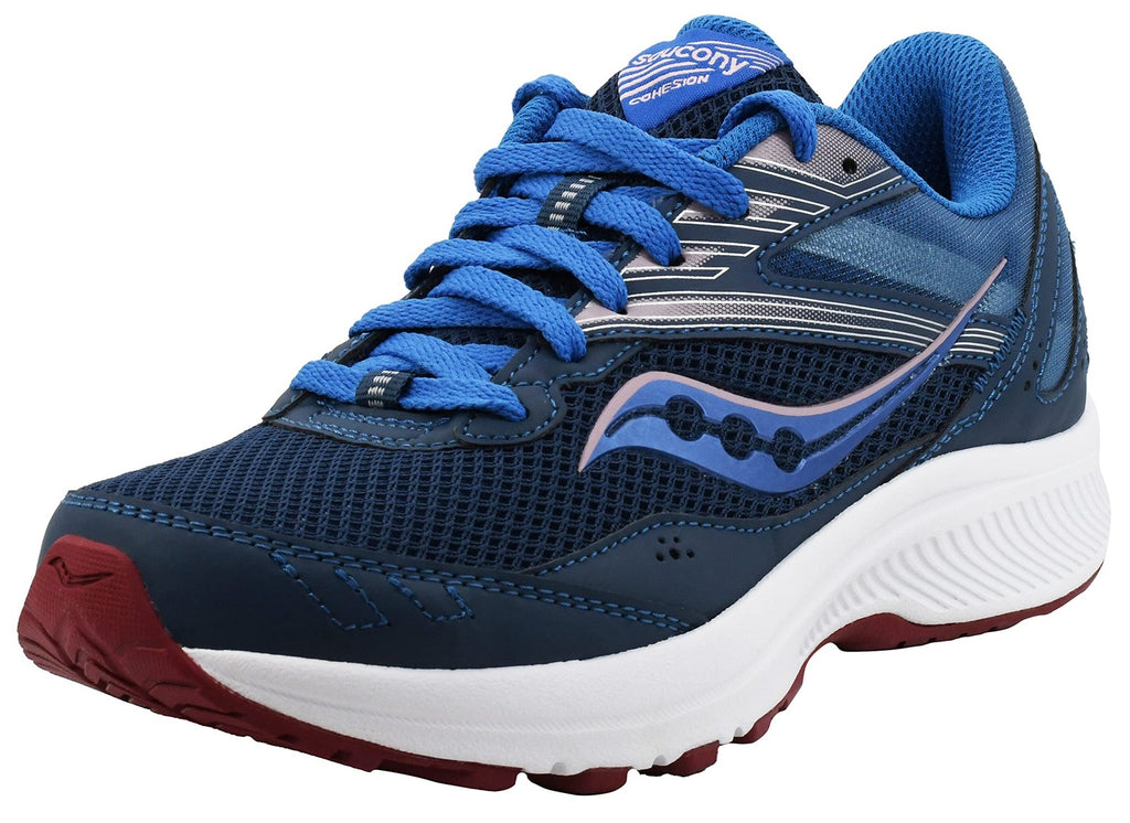 Saucony Men's Cohesion 15 Running Shoe, Navy,9.5 M