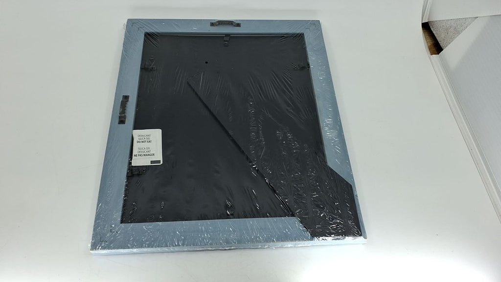 Distressed Blue Wood Picture Frame for 4x6 Photos, Wall/Tabletop Display